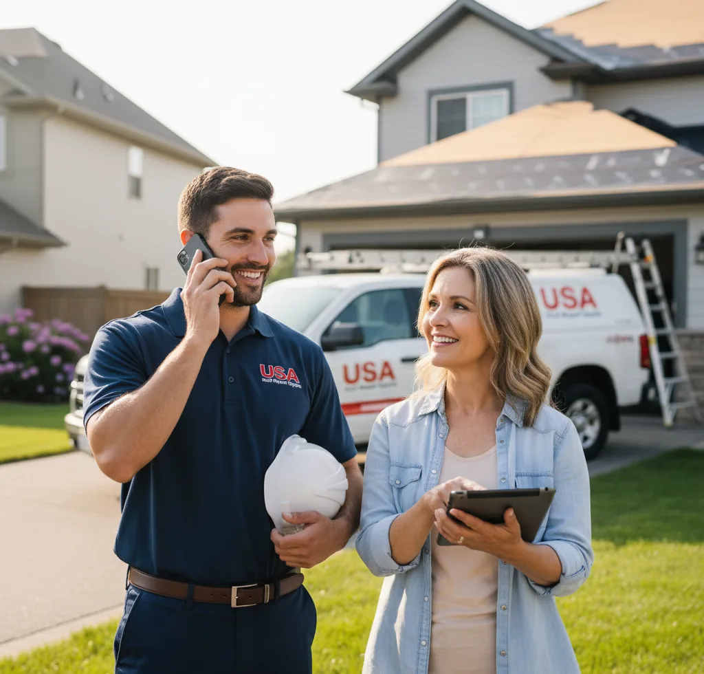 USA Roof Repair Experts customer support in Hailey
